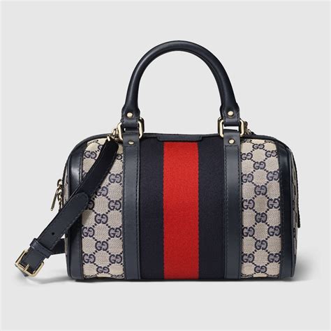 gucci boston bag blue